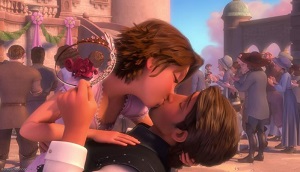 Rapunzel beso